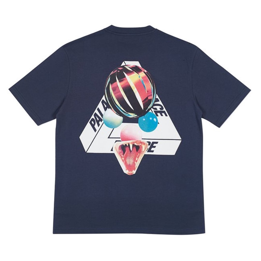 Palace Sans Ferg Tee Shirt Navy, Men's Fashion, Tops & Sets