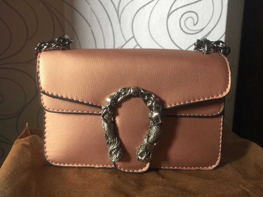 rose gold gucci purse