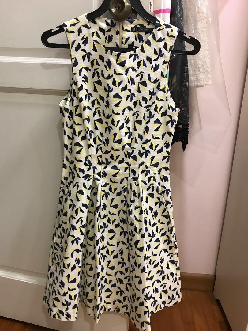 zara butterfly dress