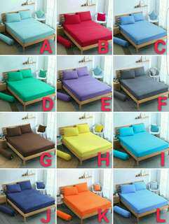 Plain bedsheet (QUEEN)