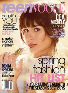 Teen Vogue March 2014 Lea Michele