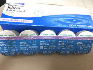 Bausch & Lomb daily disposable 博士倫one day隱形眼鏡