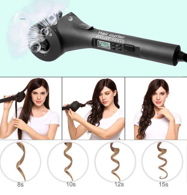 127 Guisee Hc57 Curling Iron Automatic Hair Curler Machine Ceramic