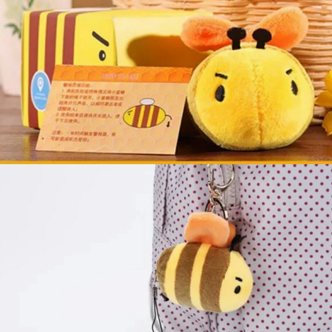 男仕窩心女仕熱愛之選 小蜜蜂防狼器背包手袋掛飾 女裝 女裝配飾 Carousell