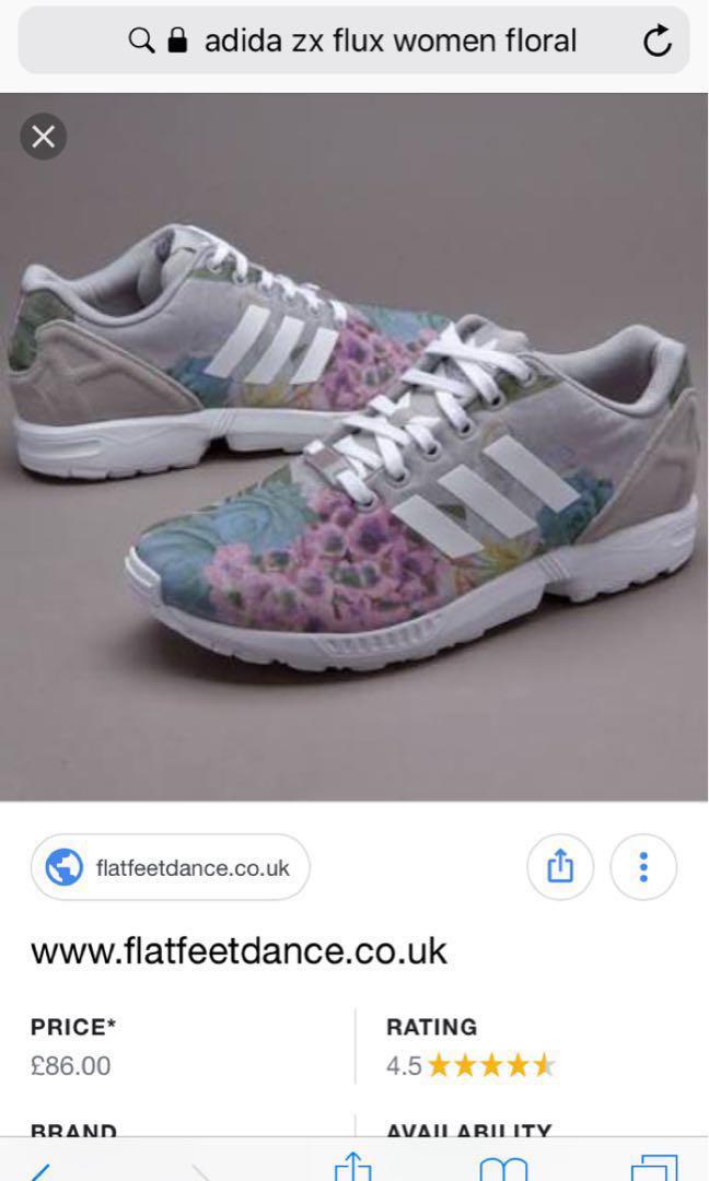 Adidas ZX Flux Floral Women s Fashion Footwear Sneakers on Carousell