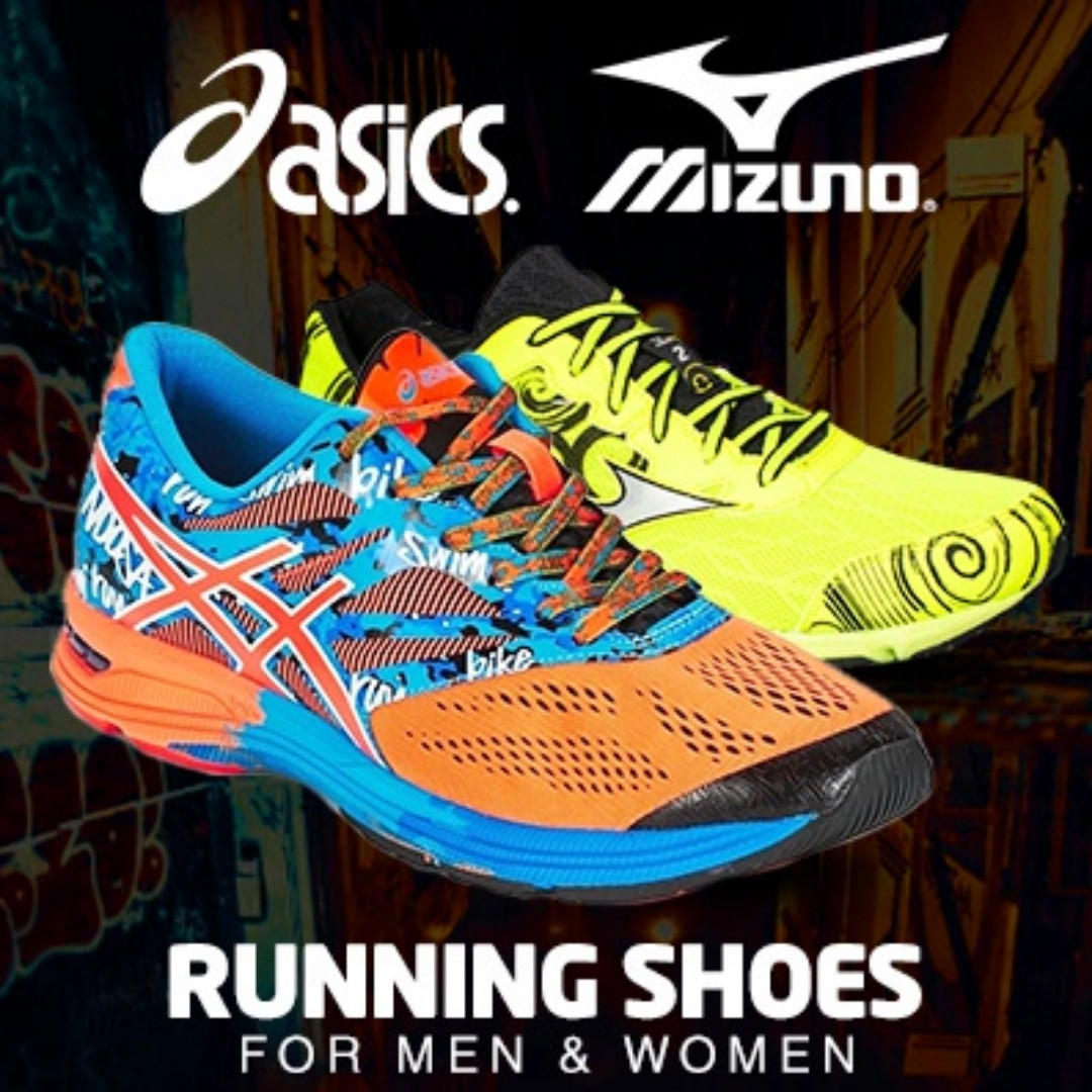 asics mizuno running shoes