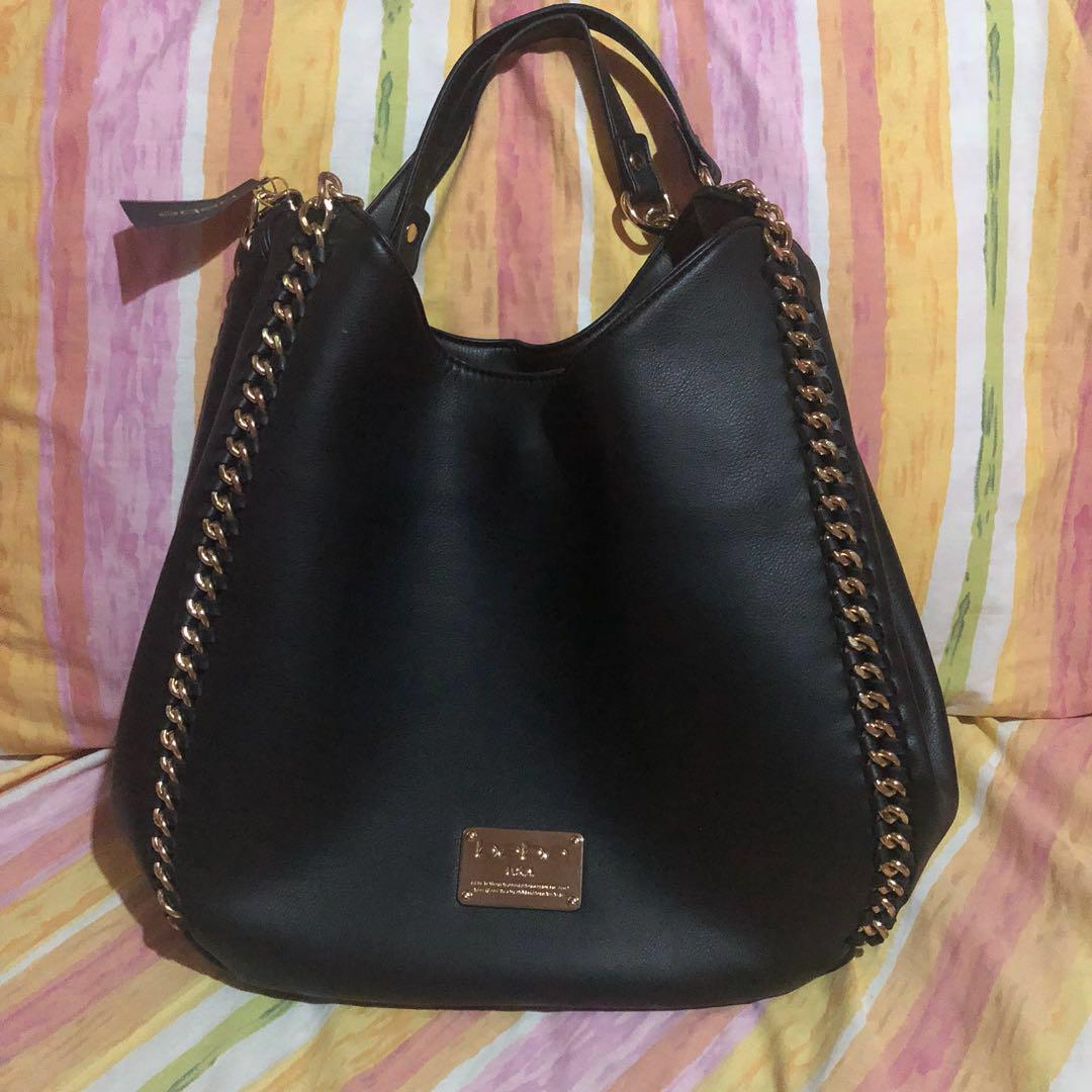 Authentic Bebe Shoulder Bag Colette Triple Entry Women S Fashion Bags Wallets Shoulder Bags On Carousell