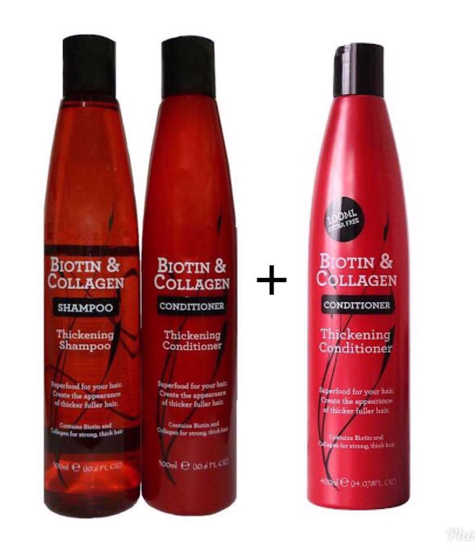 Biotin Collagen Shampoo And Conditioner On Carousell