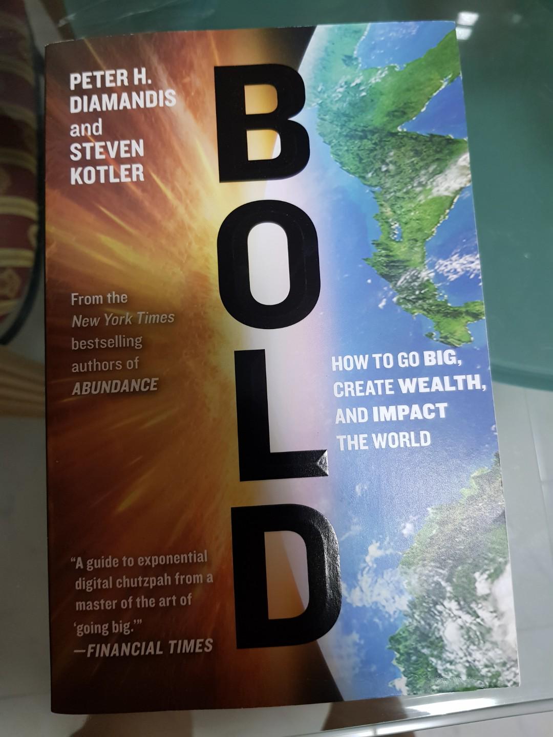 Bold By Peter Diamandis Books Stationery Non Fiction On Carousell