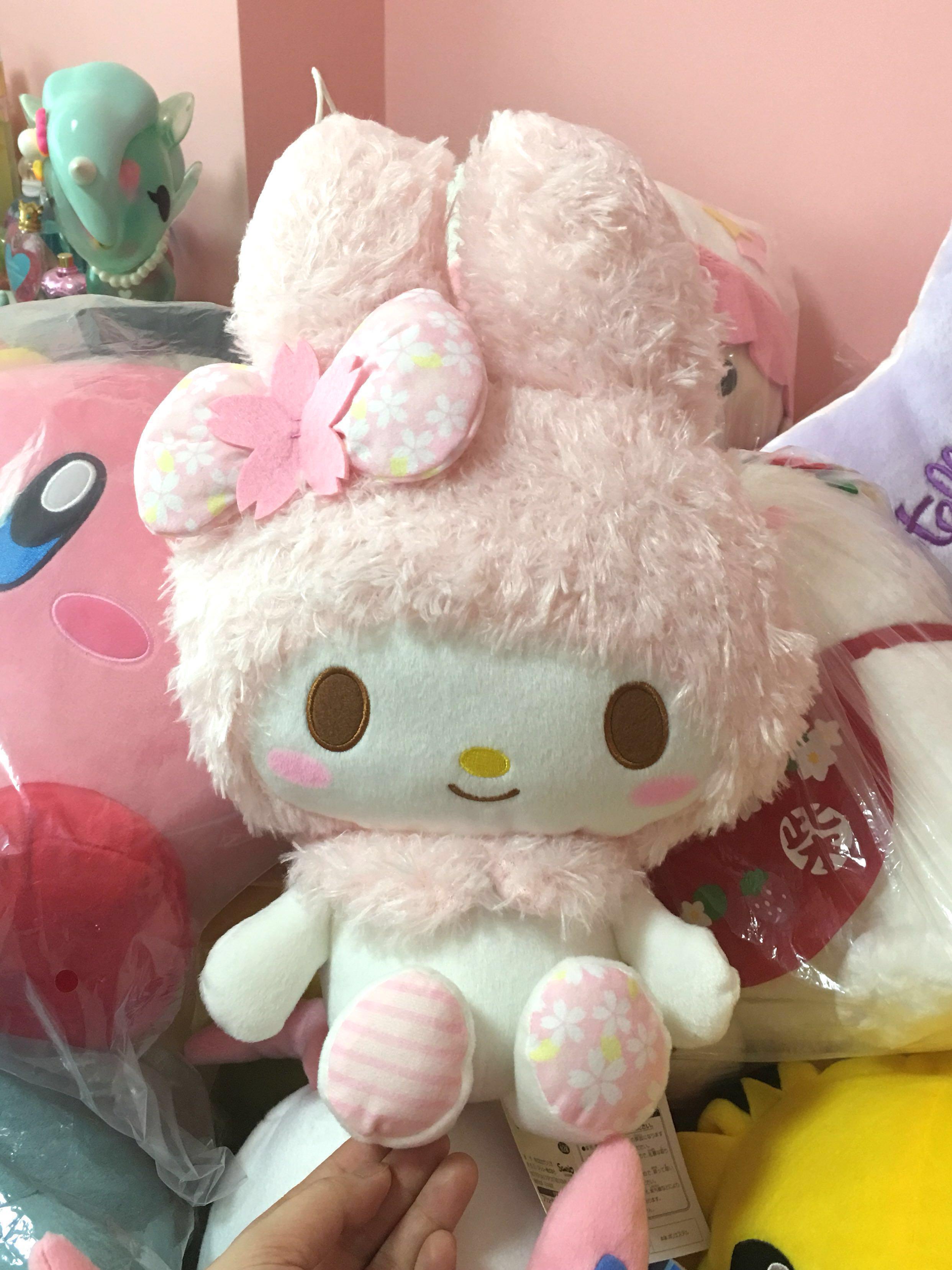 my melody sakura plush
