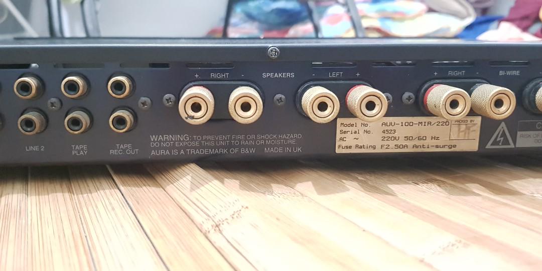 B&W Aura Evolution Intergrated Amplifier, Audio, Soundbars, Speakers