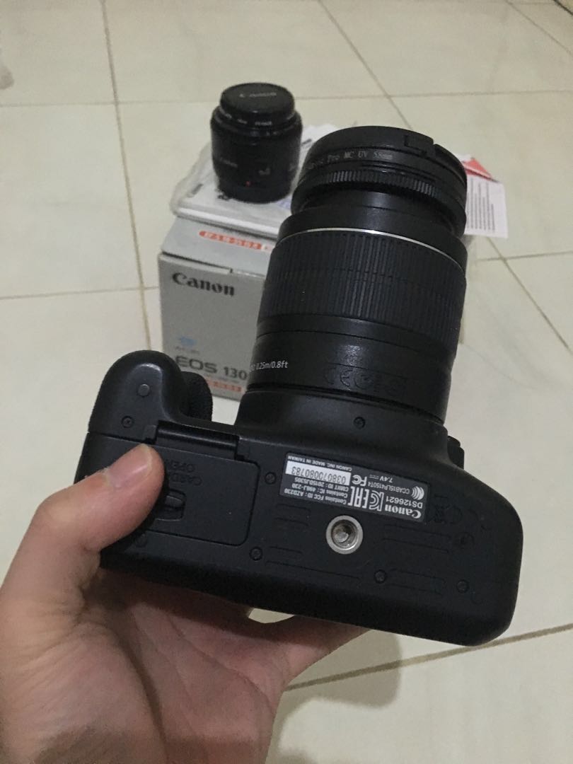 canon eos 1300d mulus bonus fix lens 50mm f1 8