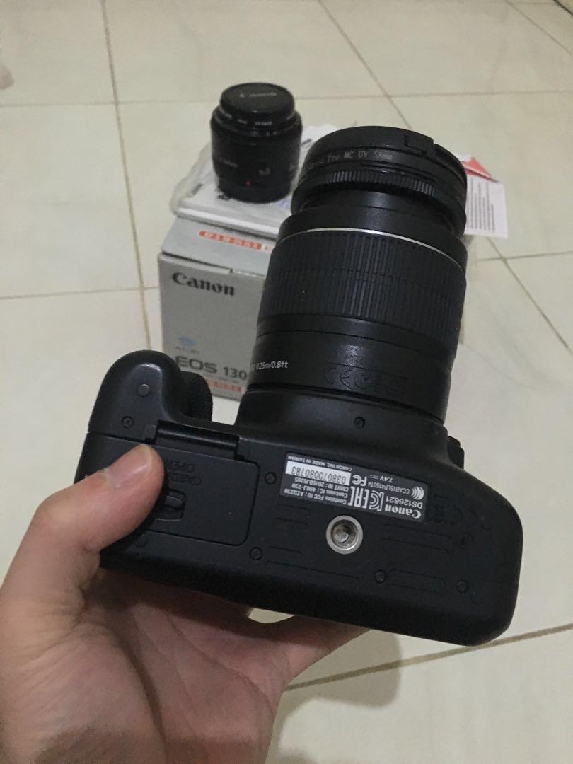 canon eos 1300d mulus bonus fix lens 50mm f1 8