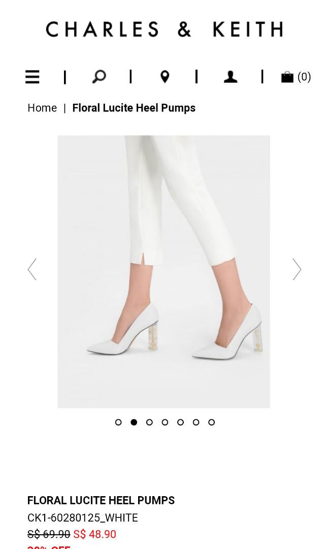 Charles and discount keith floral lucite