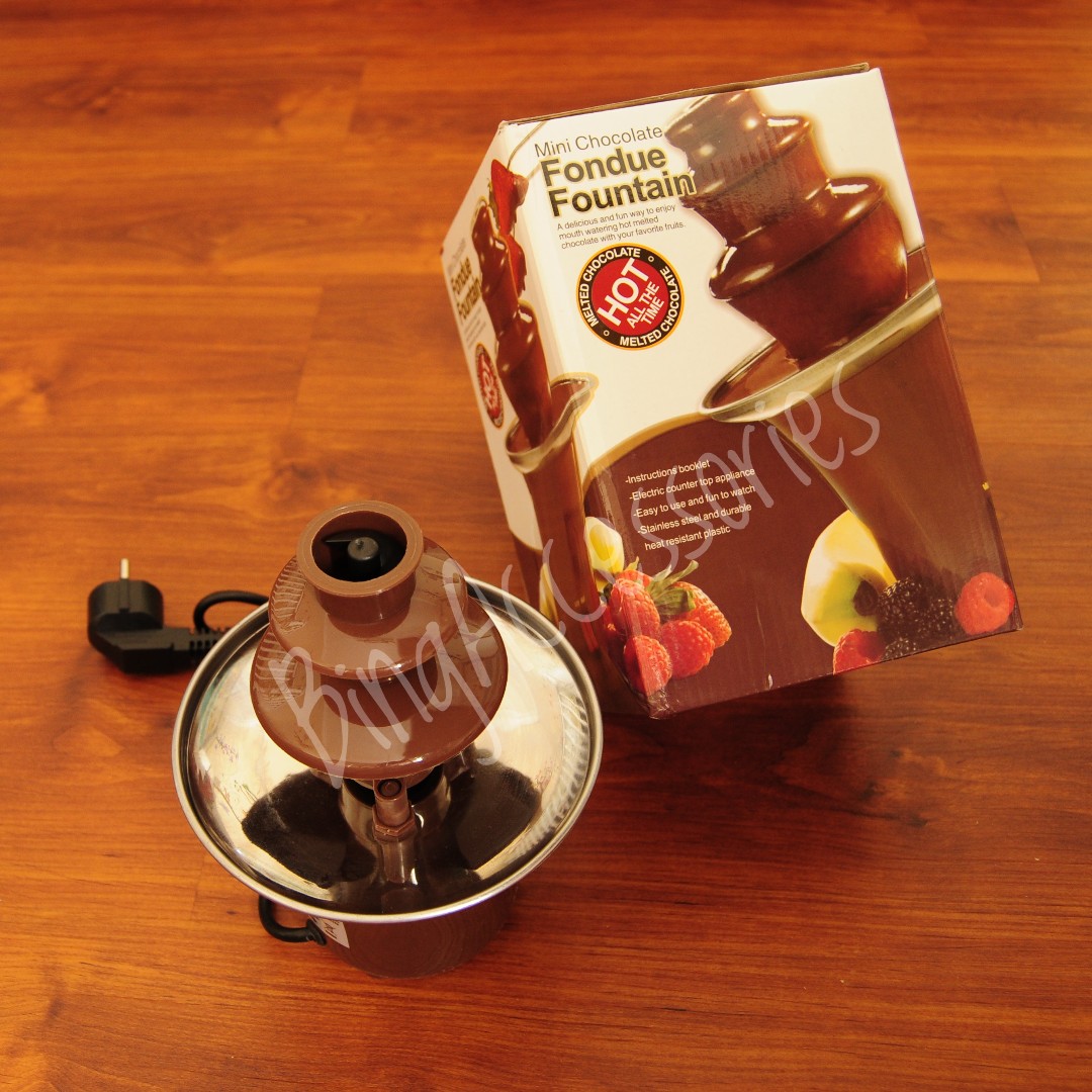 Chocolate Fondue Fountain Mesin Mini Pembuat Coklat Ulang Tahun