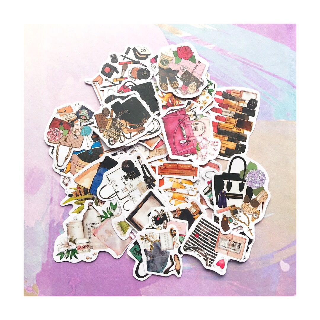 Cosmetics Stickers, Design & Craft, Others on Carousell