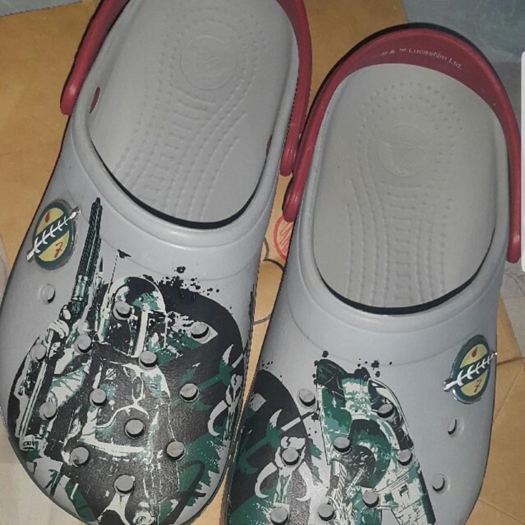crocs star wars boba fett