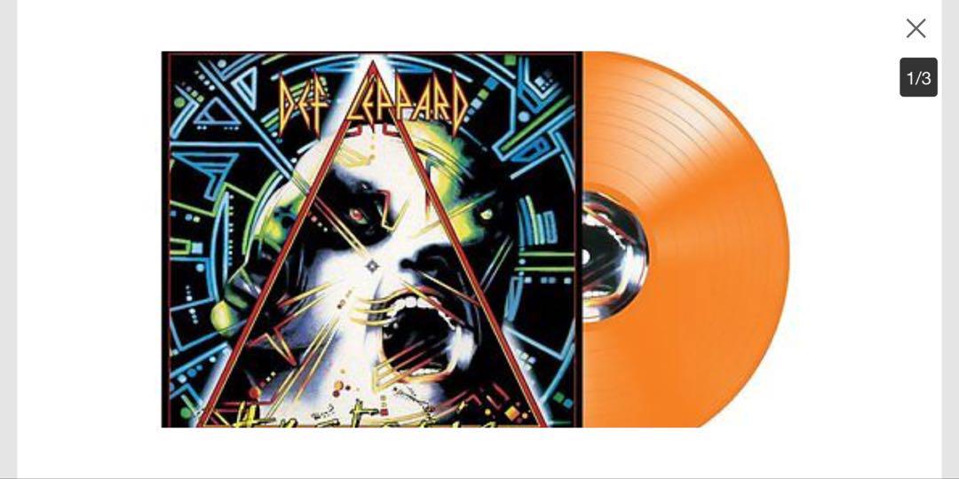 Def Leppard Hysteria 30th Anniversary Orange Colored Vinyl 500 Pressed Music Media Cds Dvds Other Media On Carousell