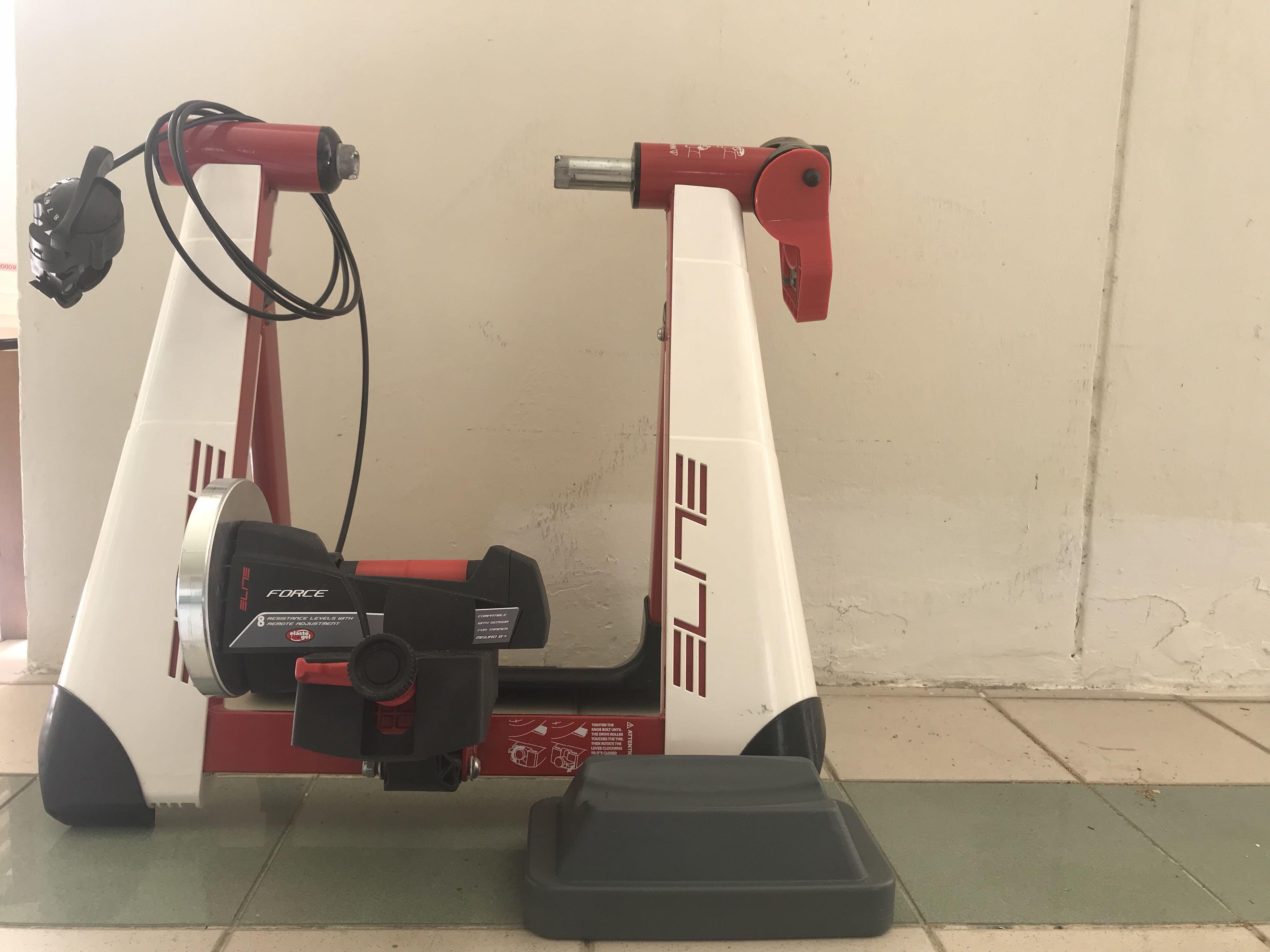 Rodillo elite novo force online elastogel decathlon