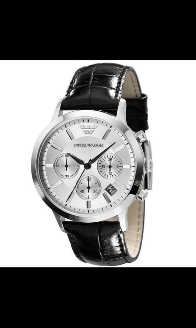 emporio armani chrono watch