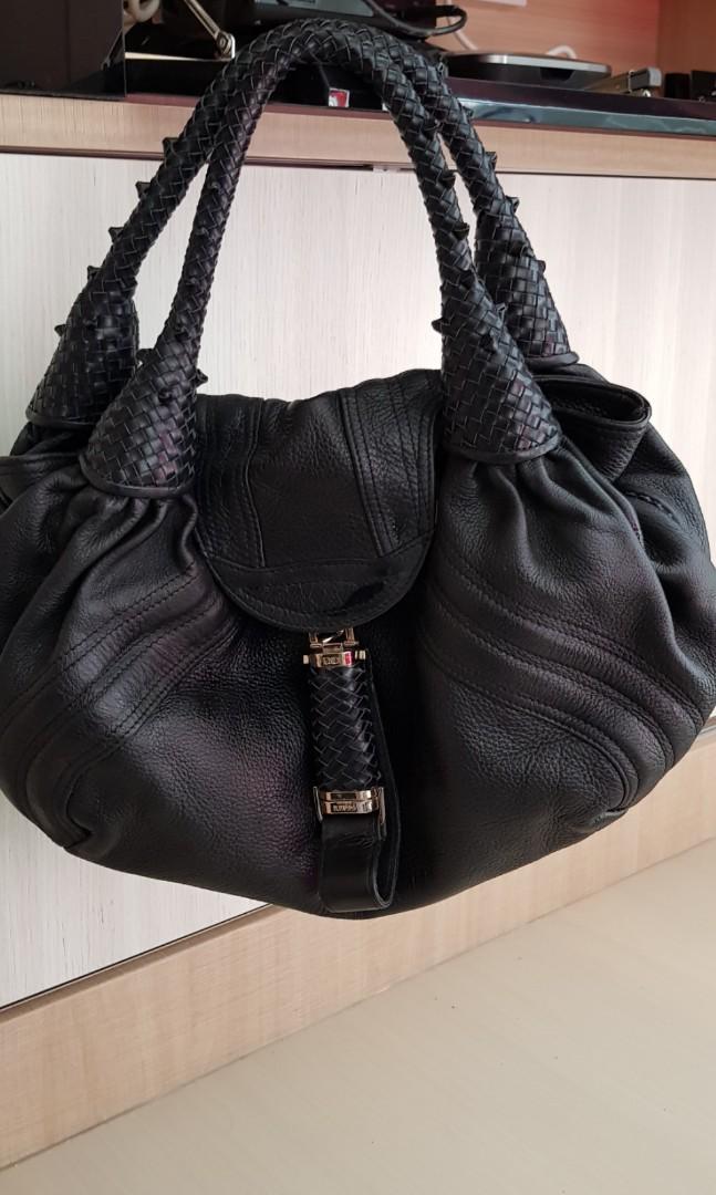 Fendi nappa leather on sale spy bag