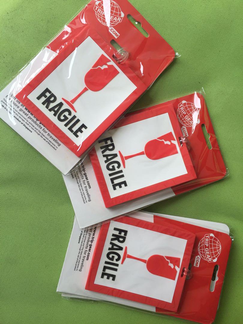 fragile sticker luggage
