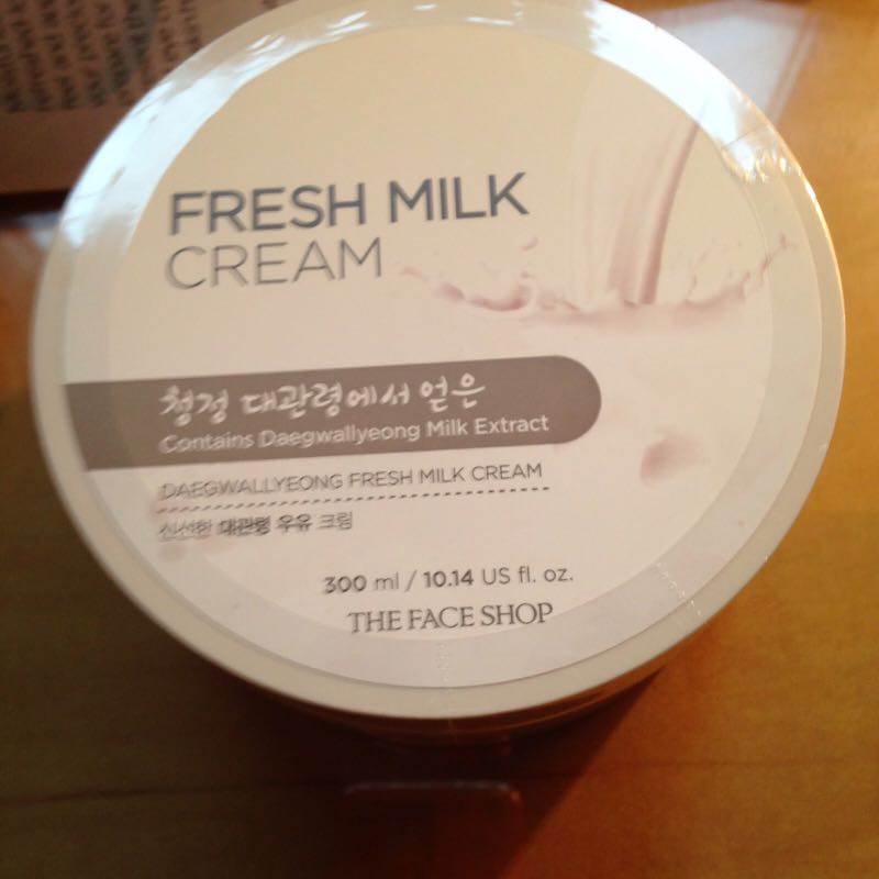 milk cream for face