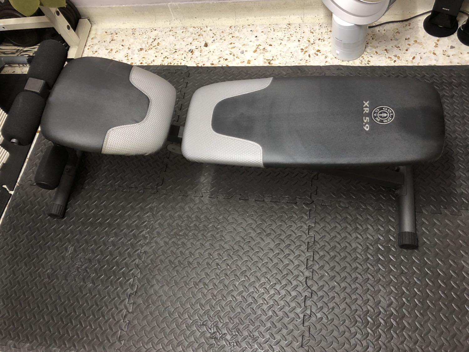 Gold's gym xr best sale 5.9 dumbbell bench