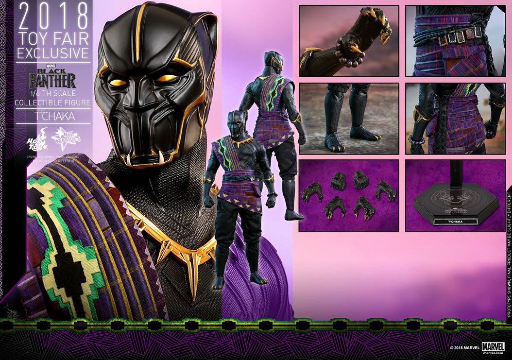 black panther hot toys 2018