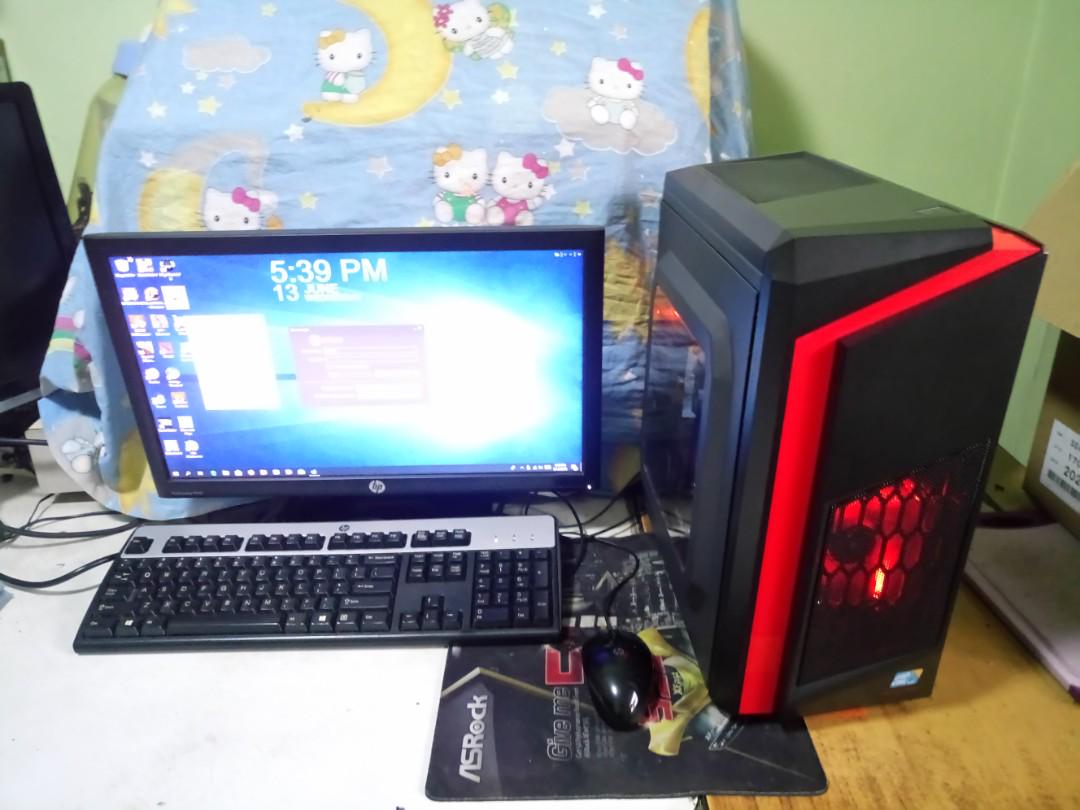 I5 Gaming Desktop Full Set Ssd Hdd Free Monitor Keyboard Mouse Free Delivery Mon Fri Sun 7 30pm Electronics Computers Desktops On Carousell