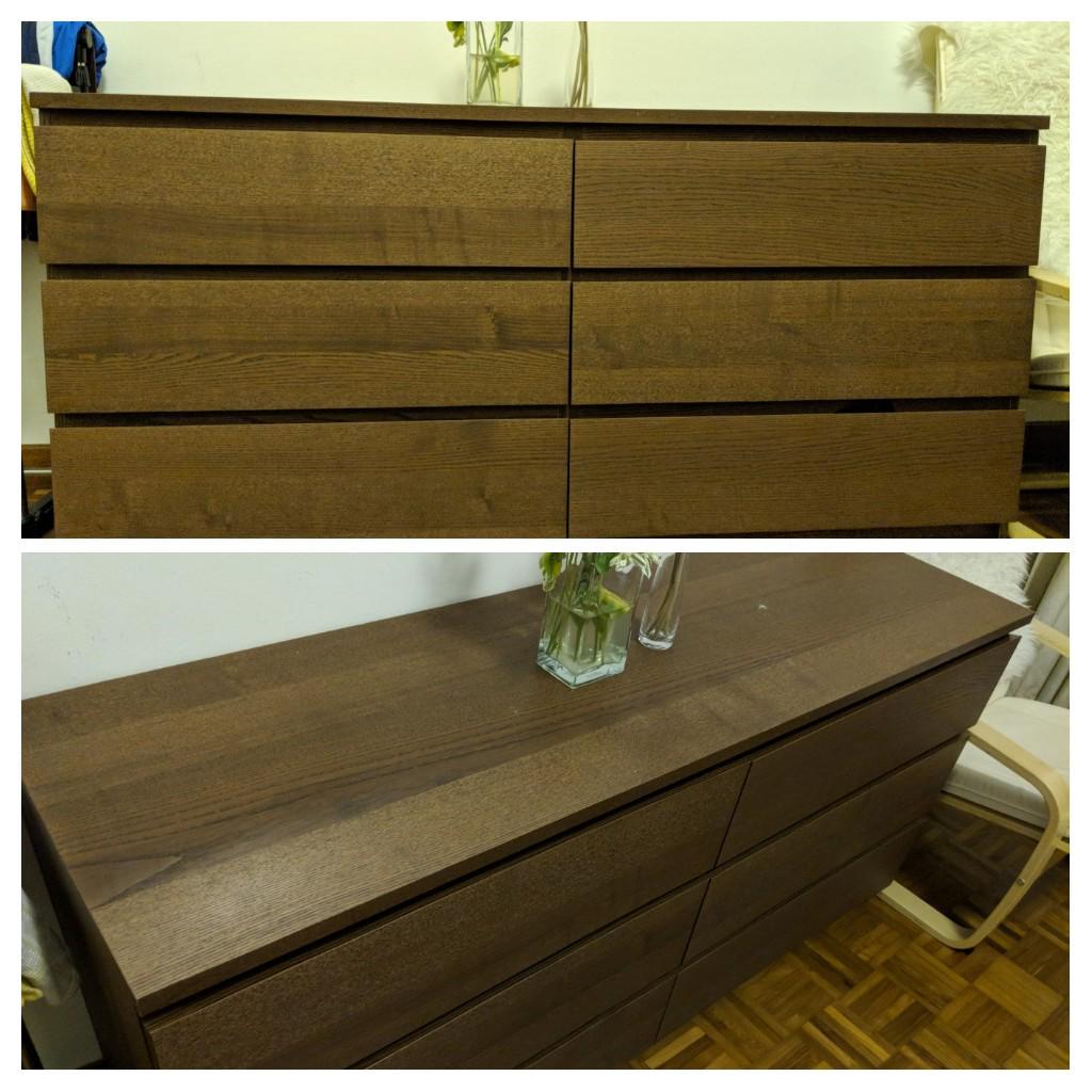 Ikea Big Chest Of Drawers 6 With Ikea Wall Mirror Furniture