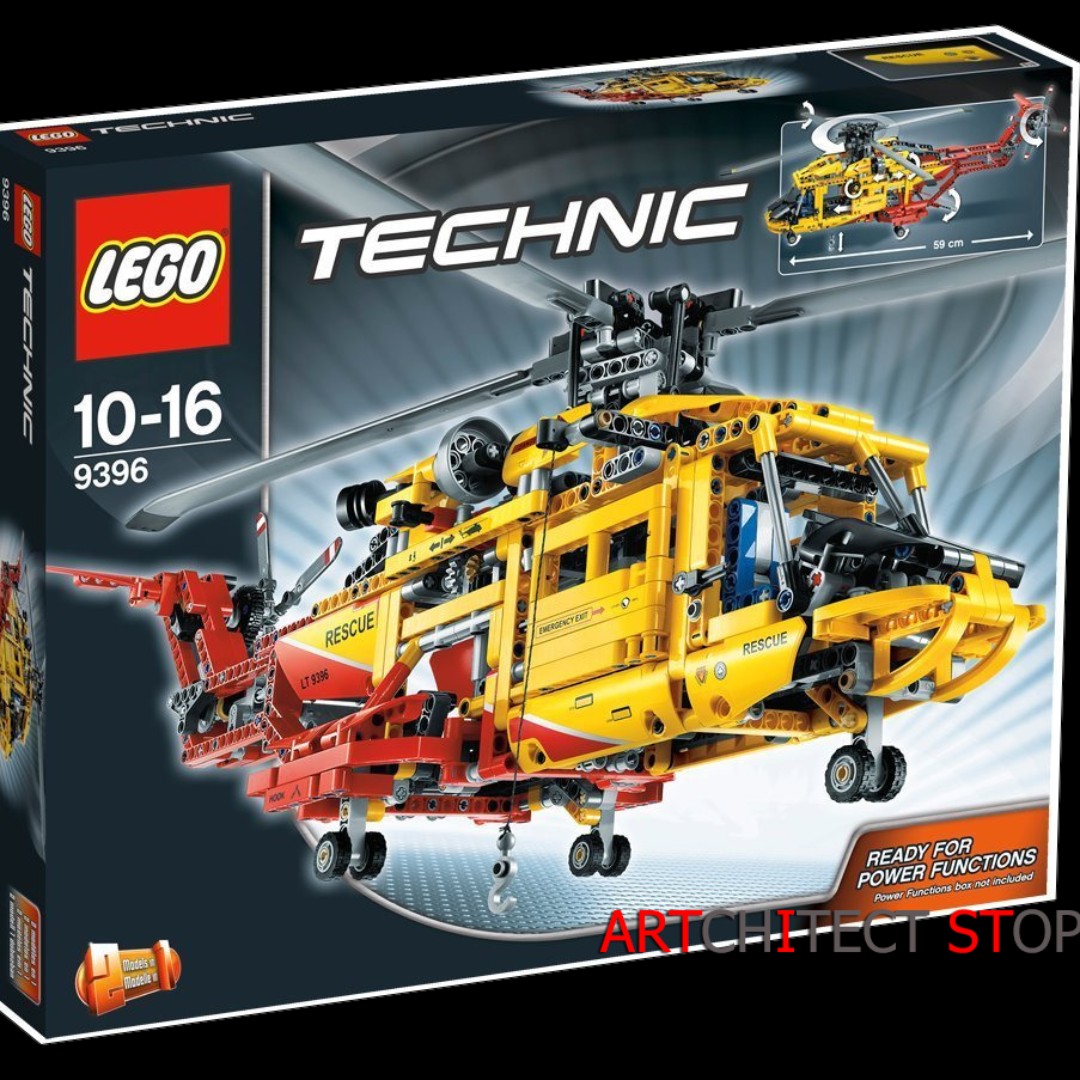 9396 lego technic helicopter