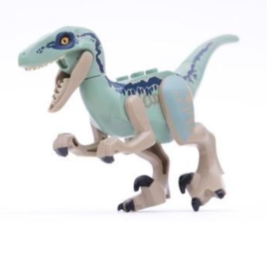 lego velociraptor blue