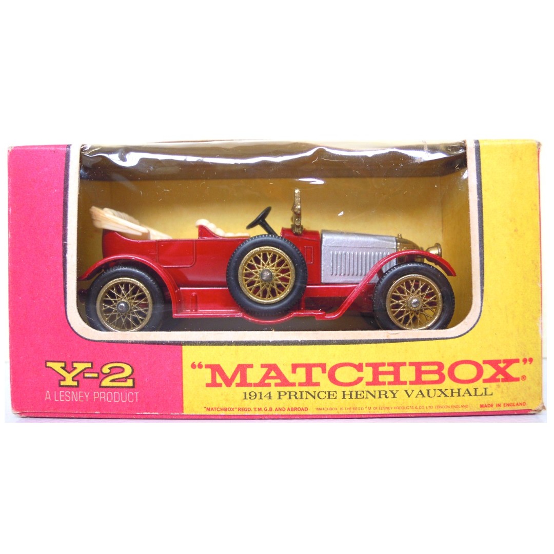 1914 prince henry vauxhall matchbox hot sale