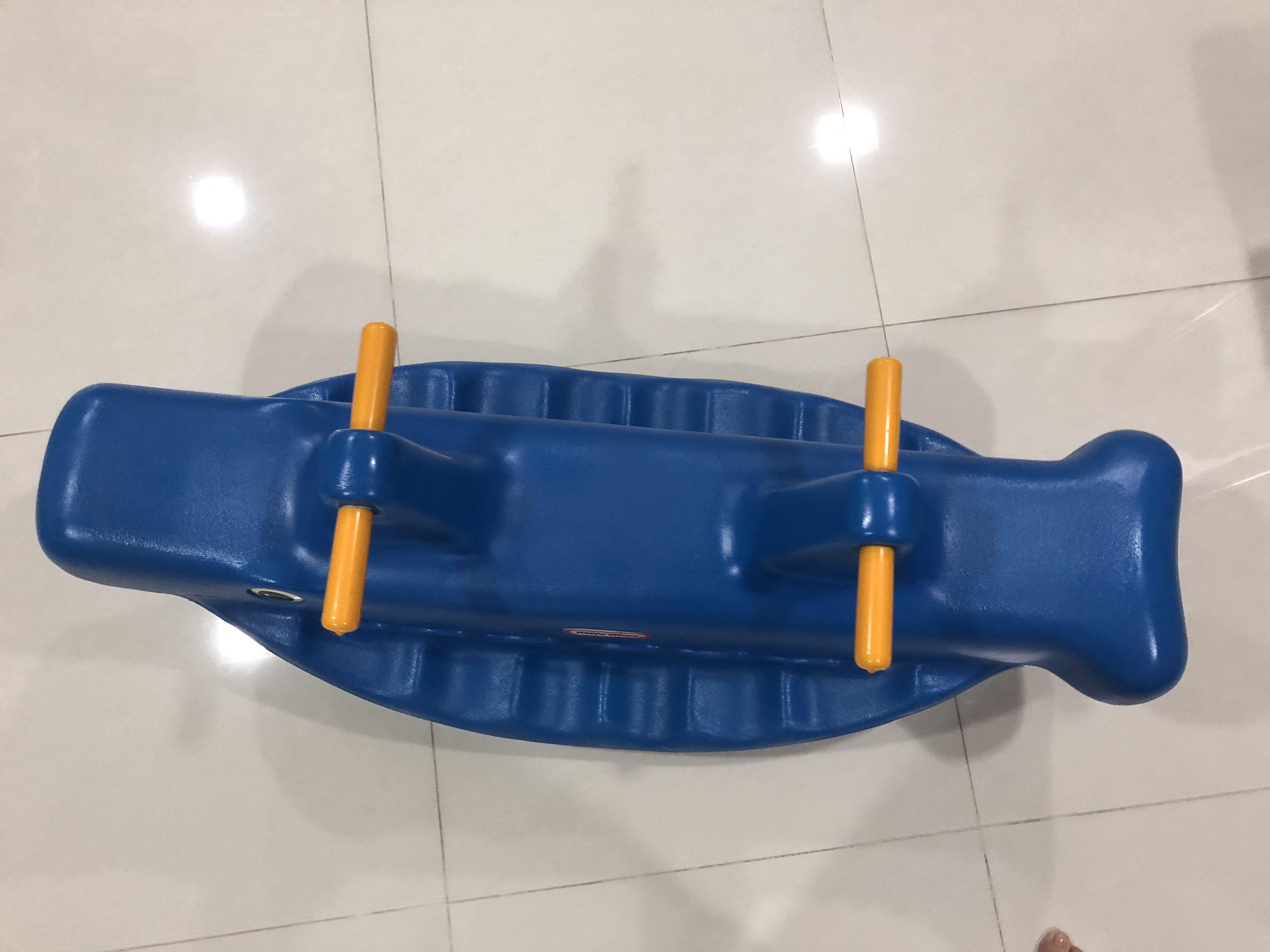 Little Tikes Whale Teeter Totter Blue, Babies & Kids, Infant Playtime