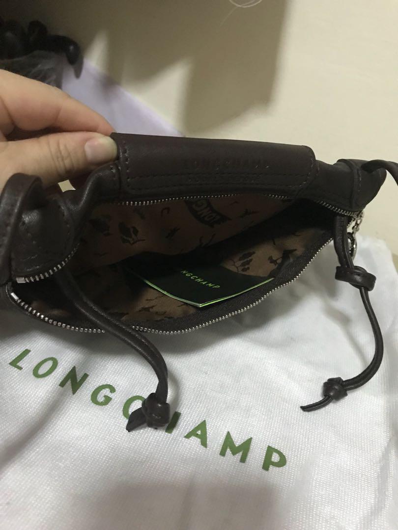 Longchamp Le Pliage Cuir Small Crossbody Bag, Women's Fashion, Bags