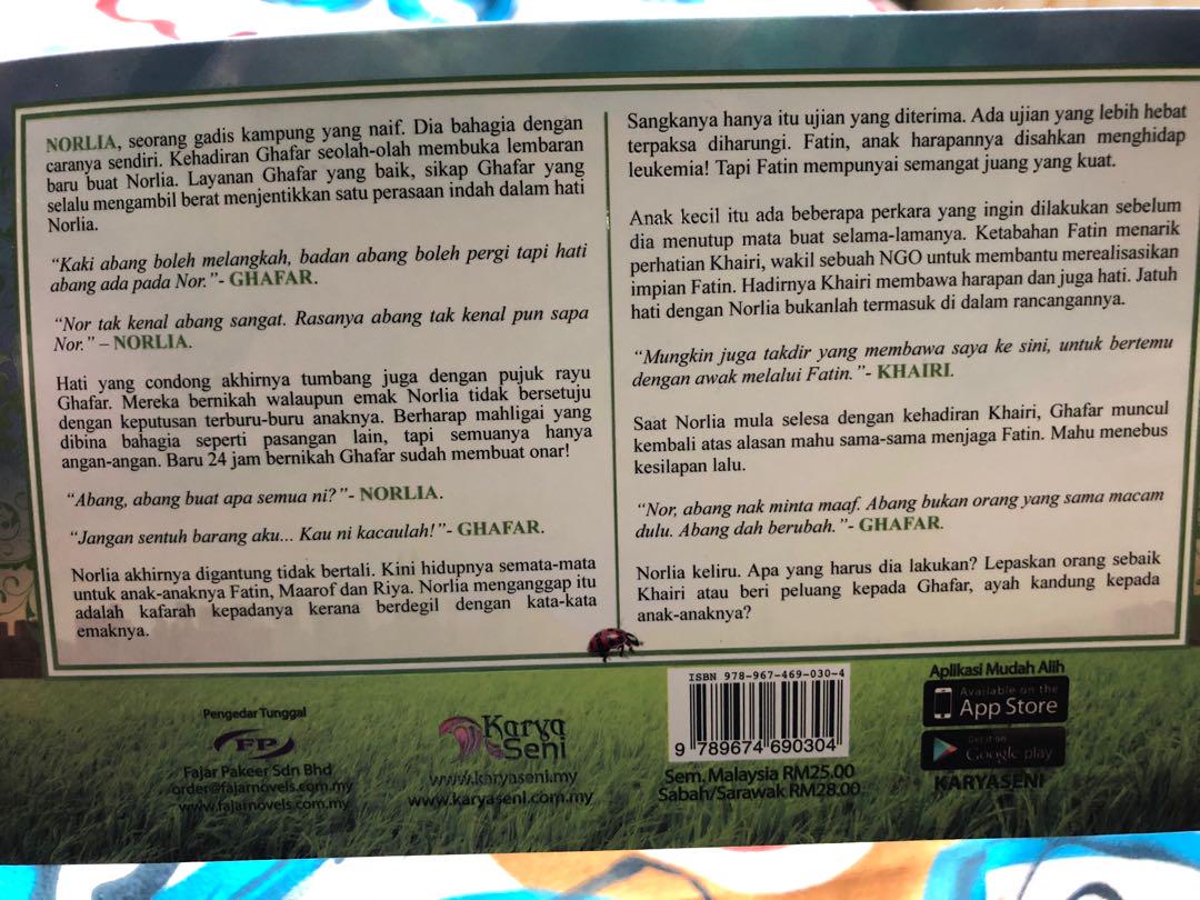 Malay Novel Hobbies Toys Books Magazines Fiction Non Fiction On Carousell