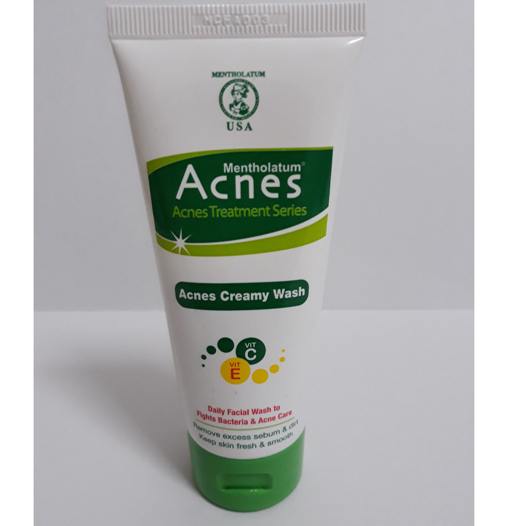 Mentholatum Acnes Creamy Wash 2 Health Beauty Face Skin Care On Carousell