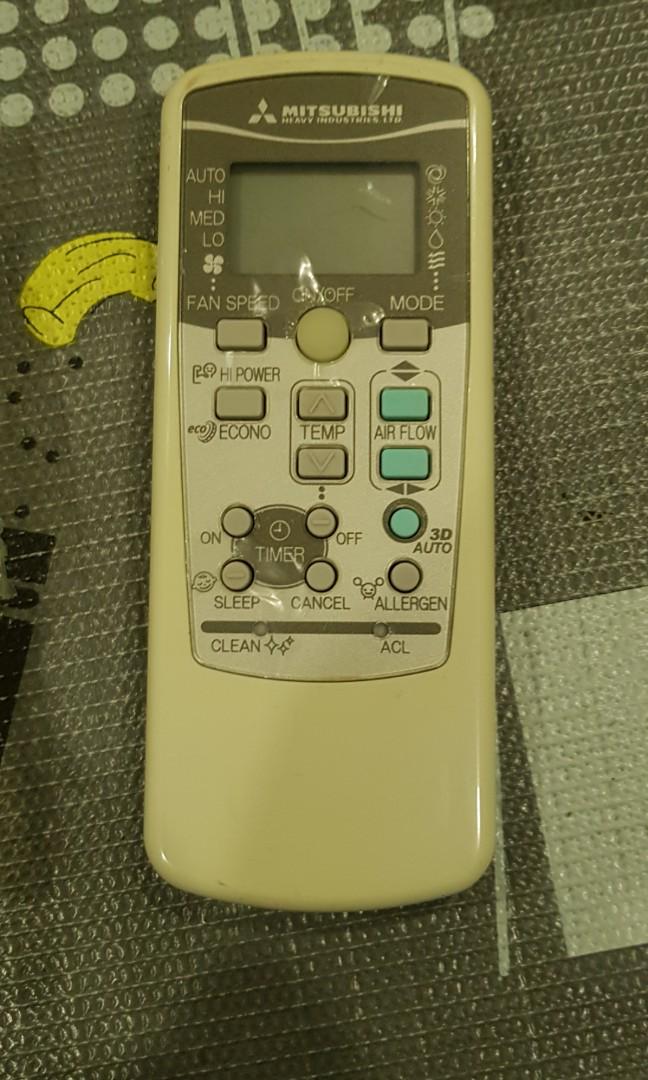original new original Mitsubishi Aircon Remote Control, TV & Home