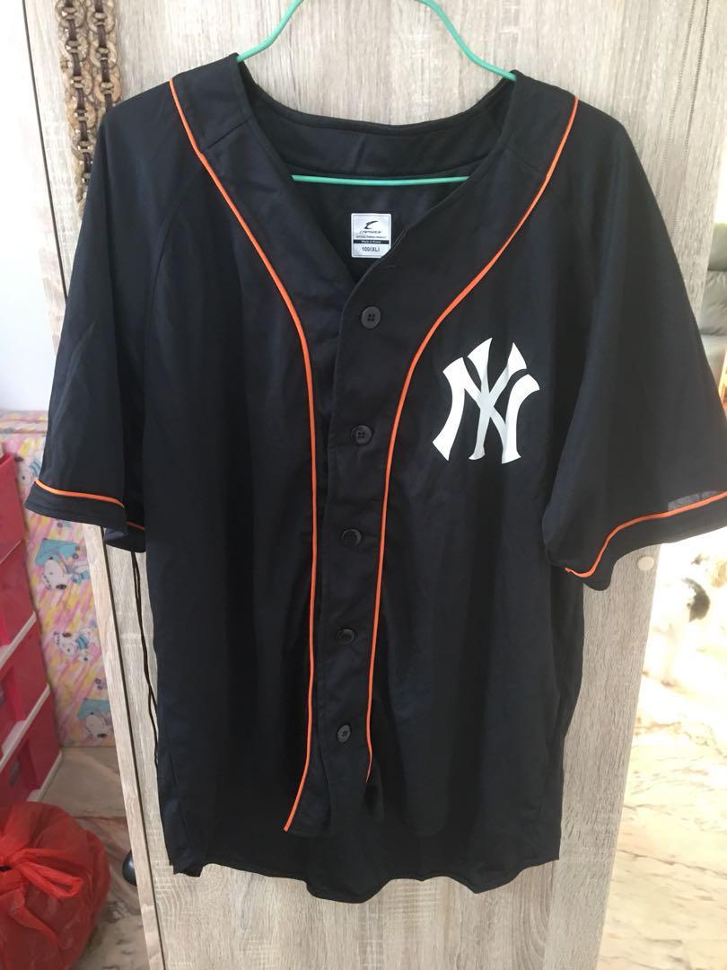 New York Yankee baseball Jersey Black