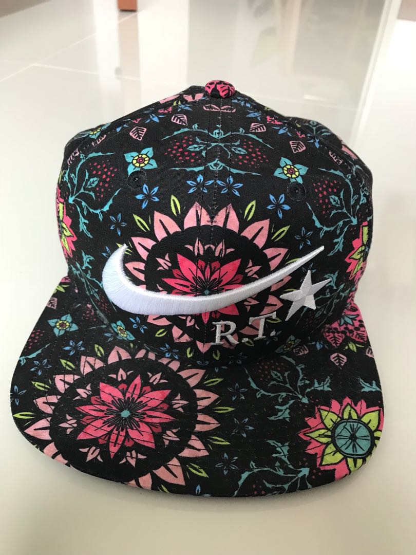 nike floral cap