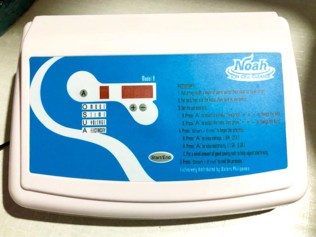 Noah Ion Cell Cleanse Foot Detox Health Beauty Skin Bath Body On Carousell