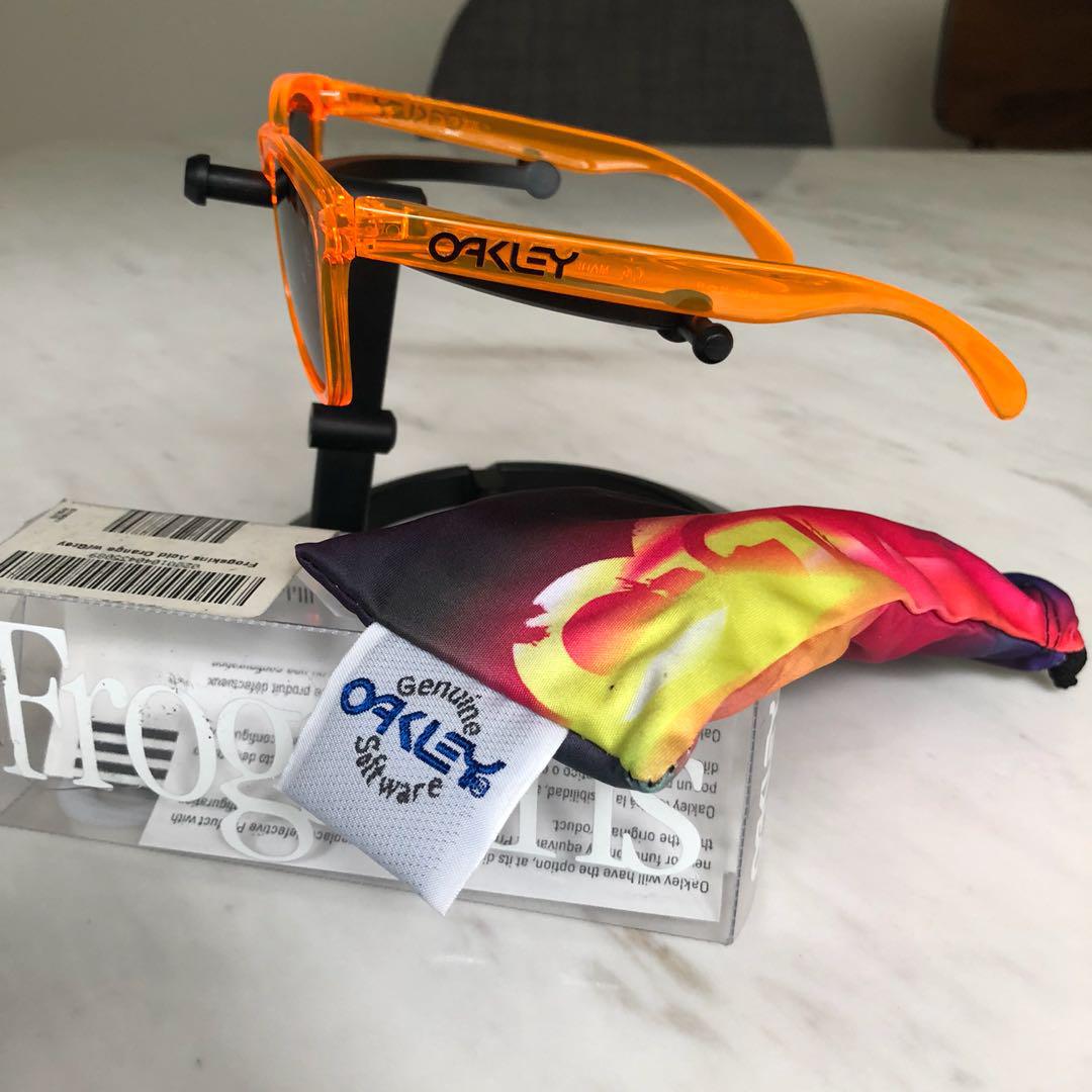 Oakley Frogskins RX Prescriptions Acid Orange frames, Men's Fashion