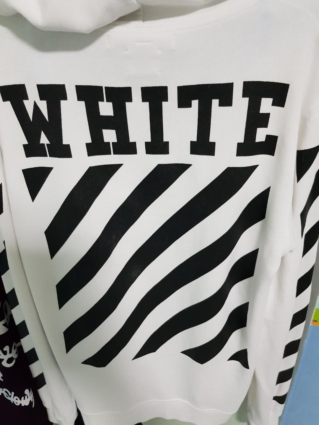 Offwhite plain front Hoodie/Sweater 