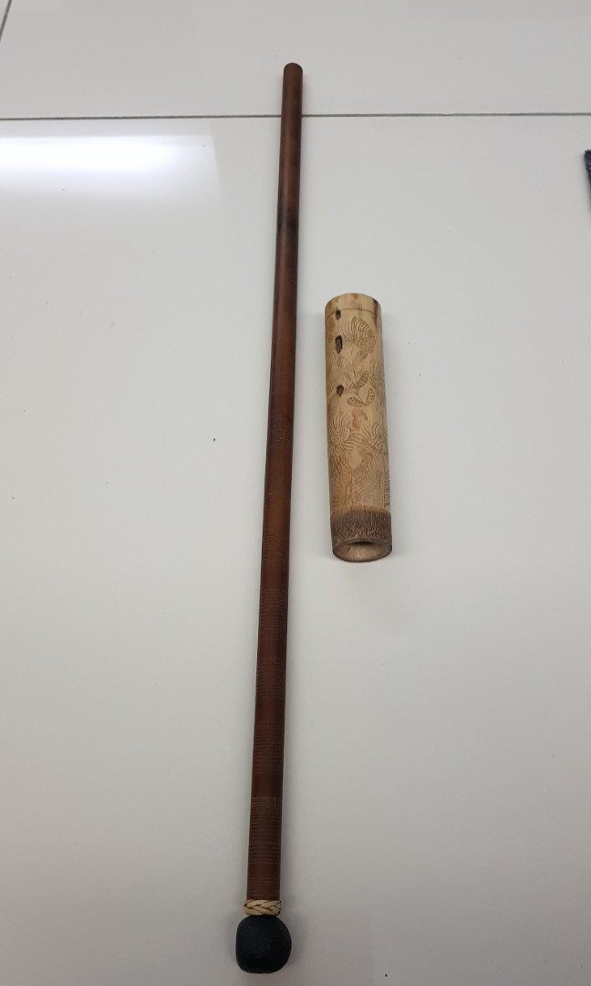 Orang Asli Blowpipe (Sumpit), Furniture & Home Living, Home Decor, Vases & Decorative Bowls on