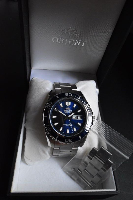 Orient Mako XL Blue FEM75002DW Carousell