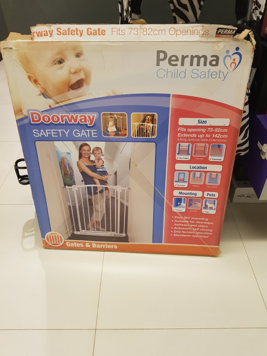 PERMA Safety Gate, Babies & Kids, Baby Nursery & Kids Furniture, Bed
