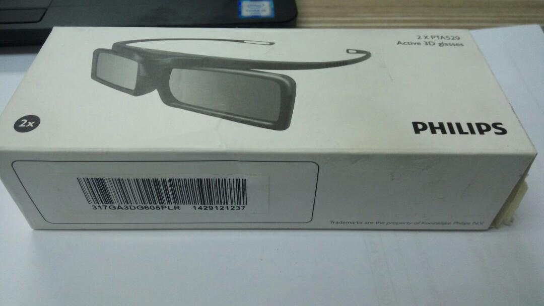 Philips Active 3d Glasses Pta529 1pair Electronics Tvs