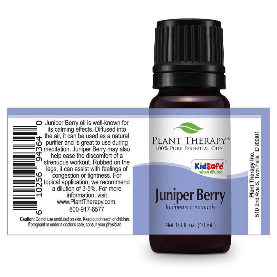Plant Therapy Juniper Berry Essential Oil 10 mL (Category: Body Care) located in San Juan City. Submitted by princessshyph (Listing ID 178271182, Image 3). Description: ALL ITEMS ARE WITH ORIGINAL SEAL FROM MANUFACTURER,NOT REPACKED. Plant Therapy Organic Juniper Berry Kidsafe Essential Oil 10ml DESCRIPTION Organic Juniper Berry essential oil is an incredible oil with a very distinct scent and is a natural purifier. The sharp, green, woody, conif