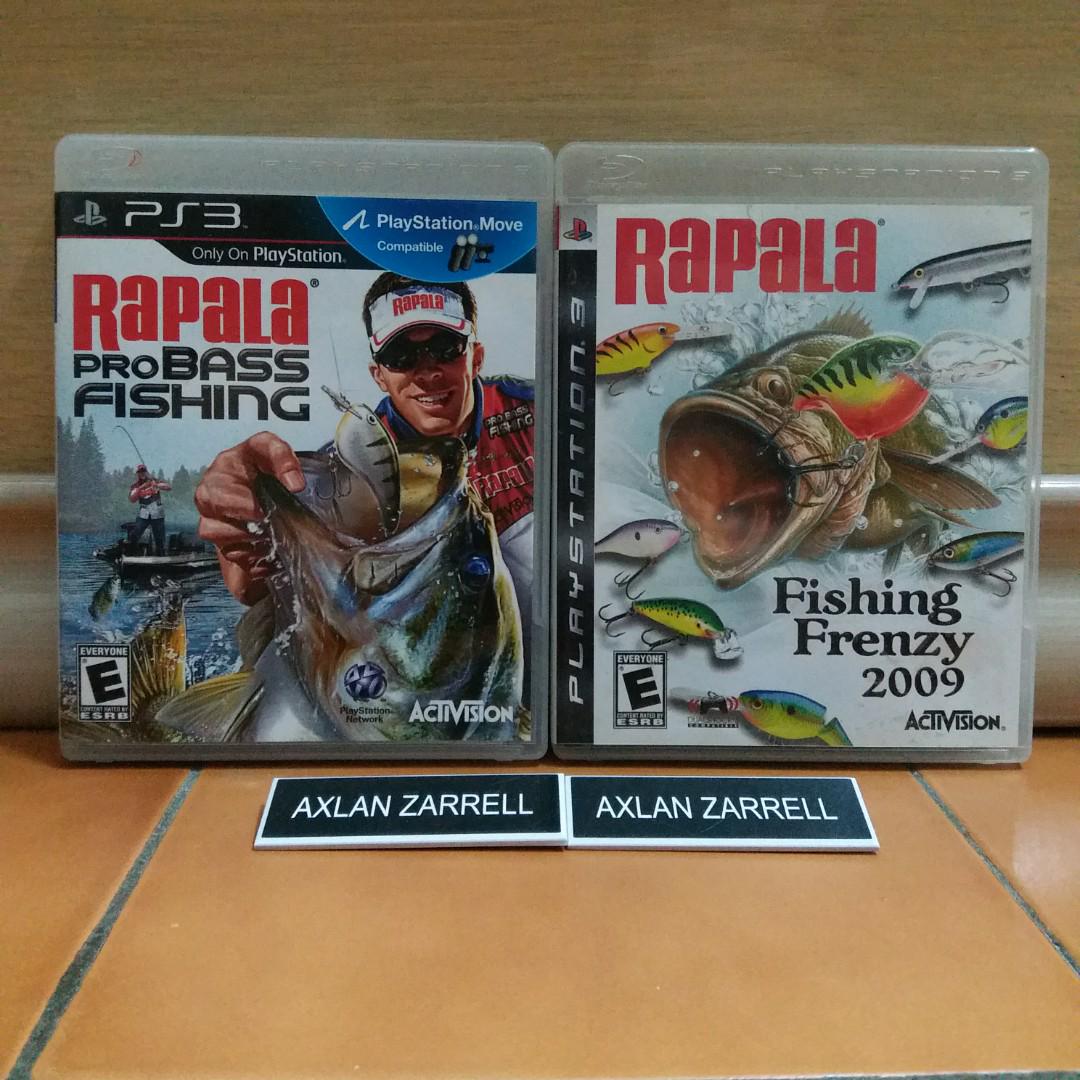 Playstation 3 Games : PS3 Rapala Pro Bass Fishing & Rapala Fishing Frenzy  2009